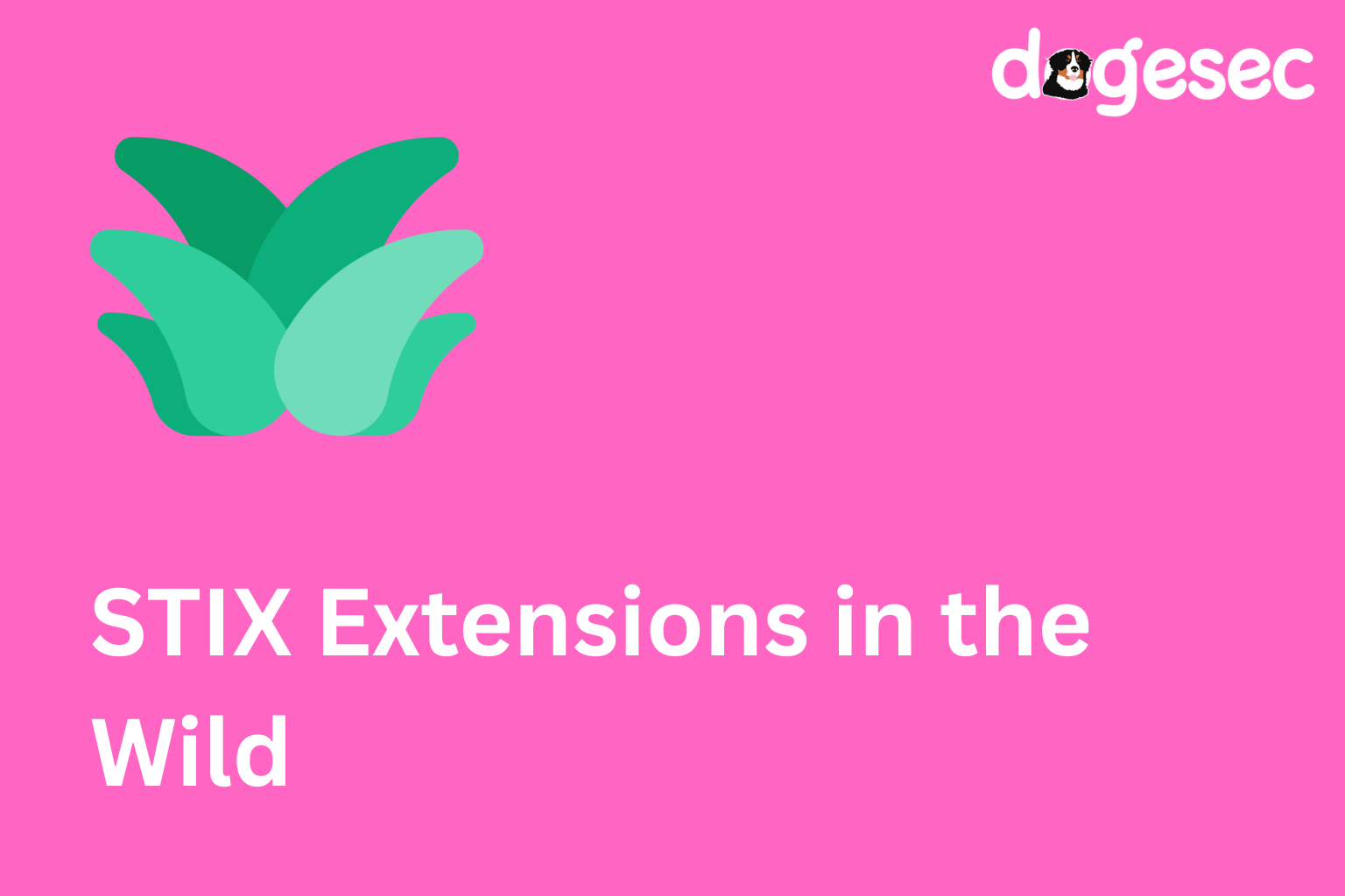 STIX Extensions in the Wild: How to Add What the Spec Forgot STIX Extensions in the Wild: How to Add What the Spec Forgot