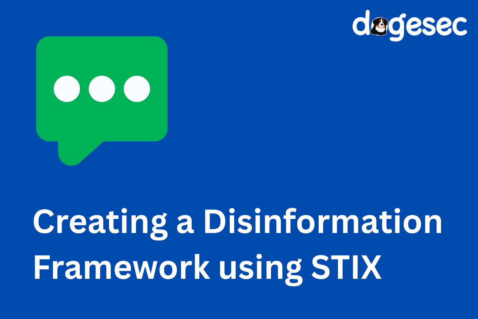 Fighting Disinformation: Classifying Your Research Using Standardised Disinformation Tactics and Techniques