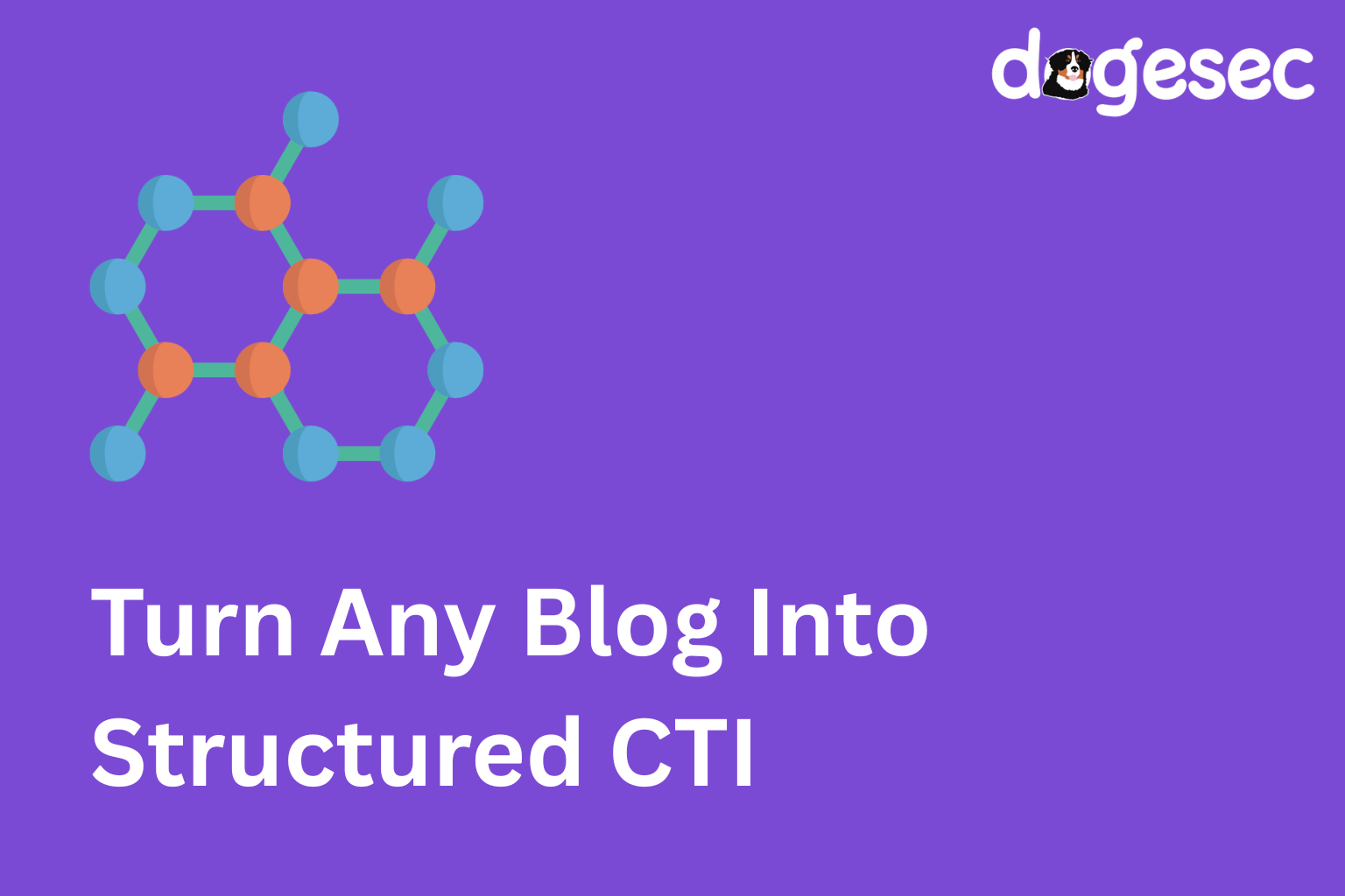Turn any Blog Post into Structured Threat Intelligence Turn any Blog Post into Structured Threat Intelligence