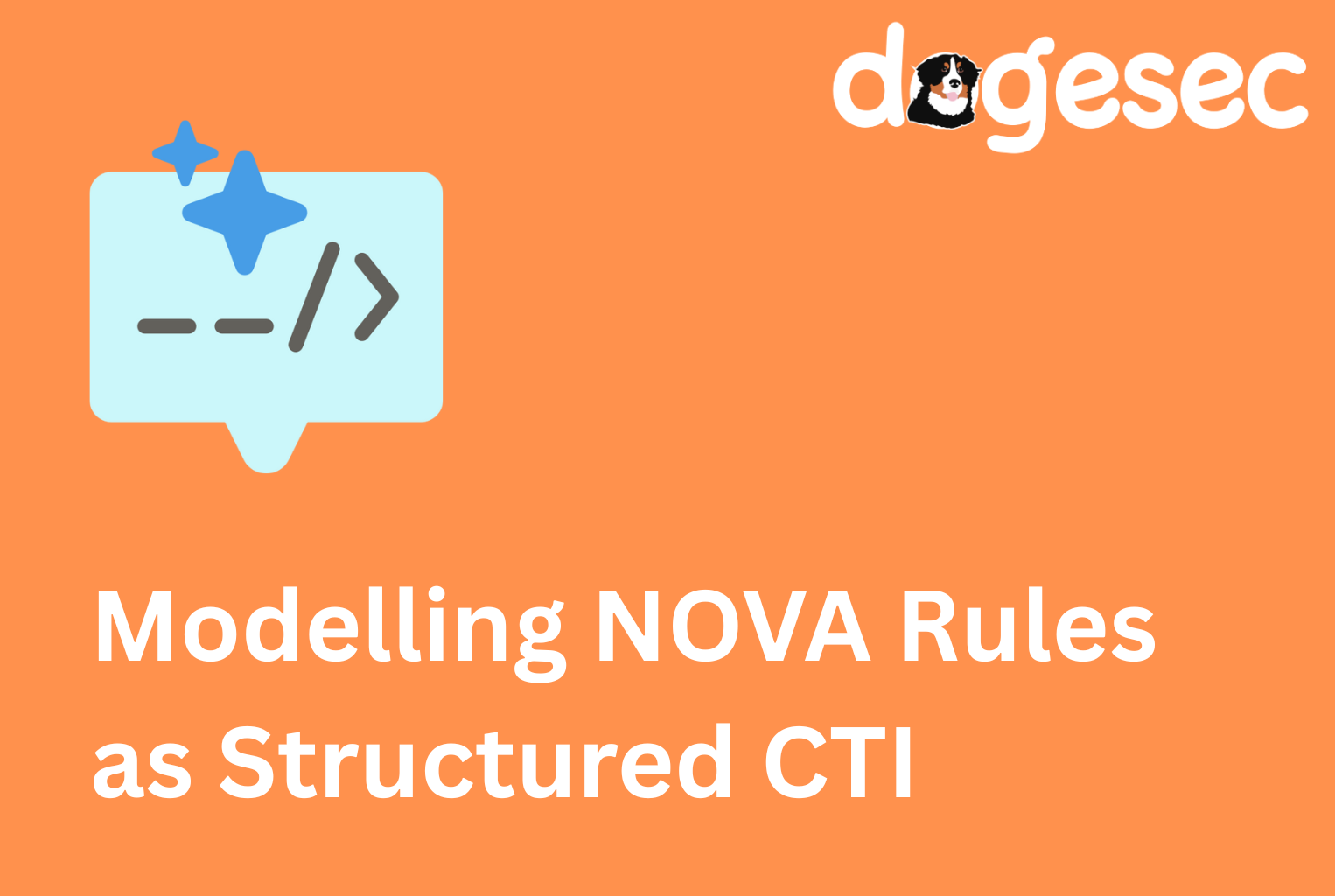 Modelling NOVA Rules as Structured CTI